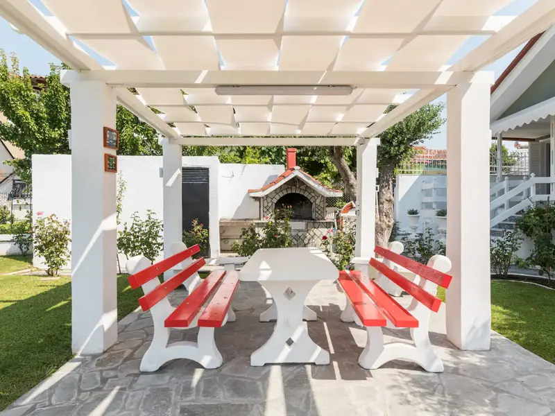 Barbeque and Pergola