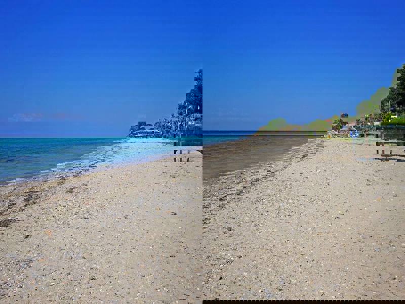 Beach in front of Villa Fofo
