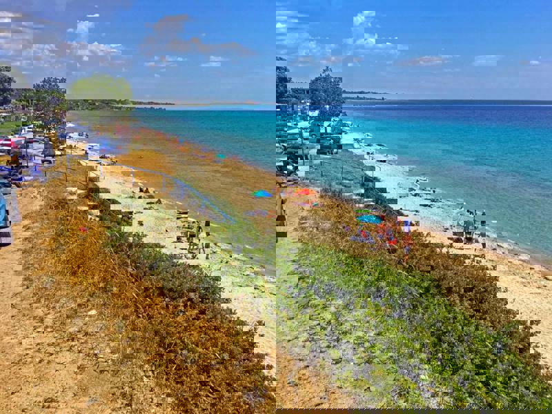 Beach near Villa Fofo